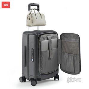 22x14x9 Airline Approved Hard Shell Carry-On with Spinner Wheels & USB